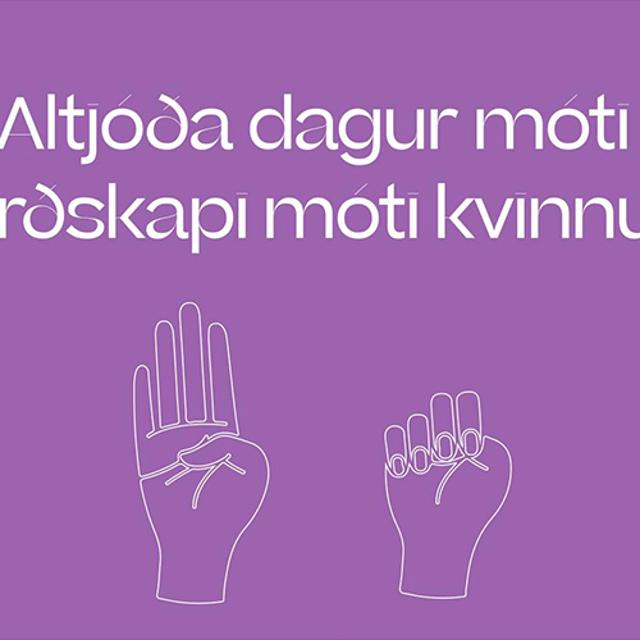 Altjóða dagur móti harðskapi móti kvinnum 25. november