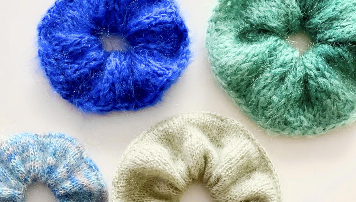Bindiuppskrift – Scrunchie