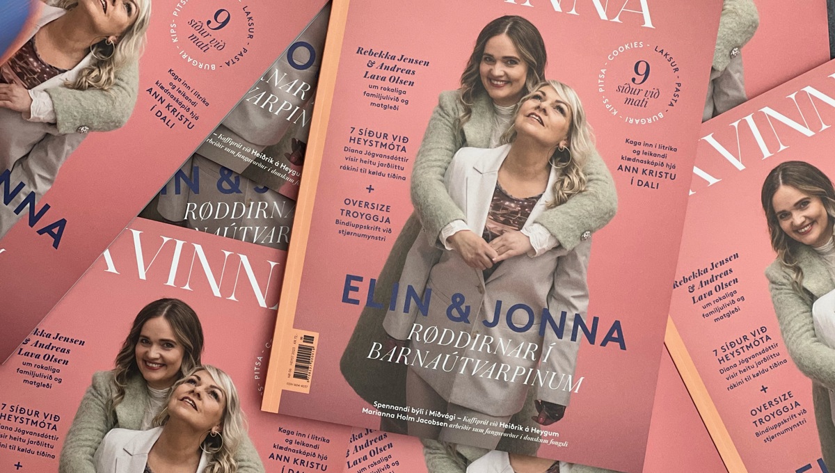 Nú er heystKvinna komin