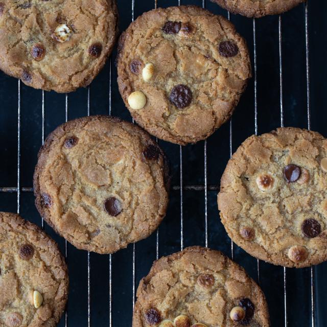 Cookies við trimum sløgum av sjokulátu