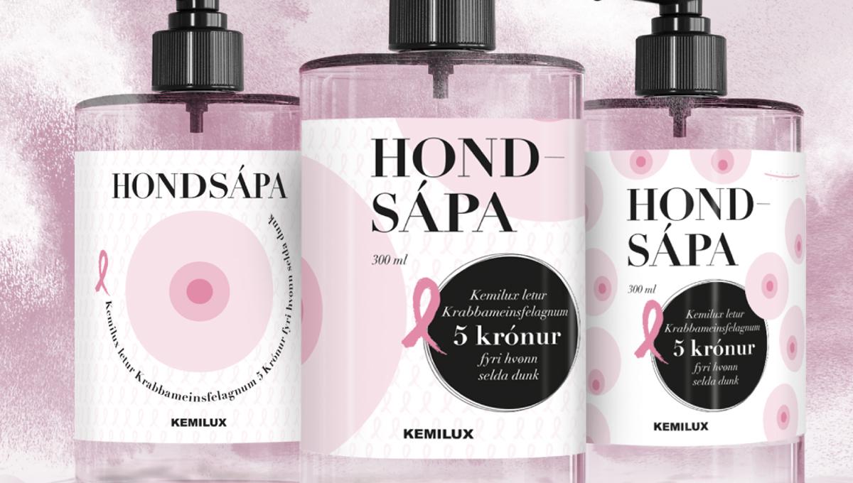 Nýggj føroysk hondsápa stuðlar bróstunum
